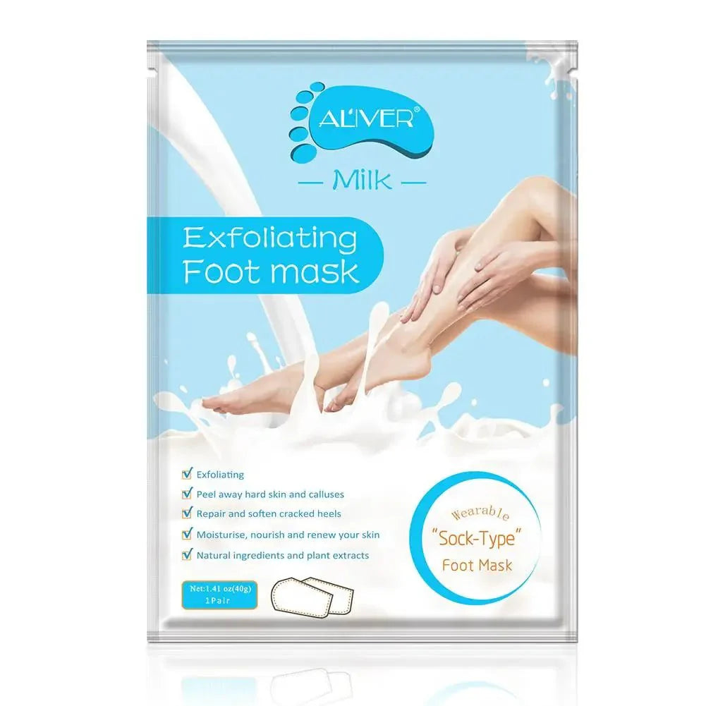 1 Pair Exfoliating Moisture Feet Mask Pedicure Cuticles Peel Off Dead Skin Remover Foot Care