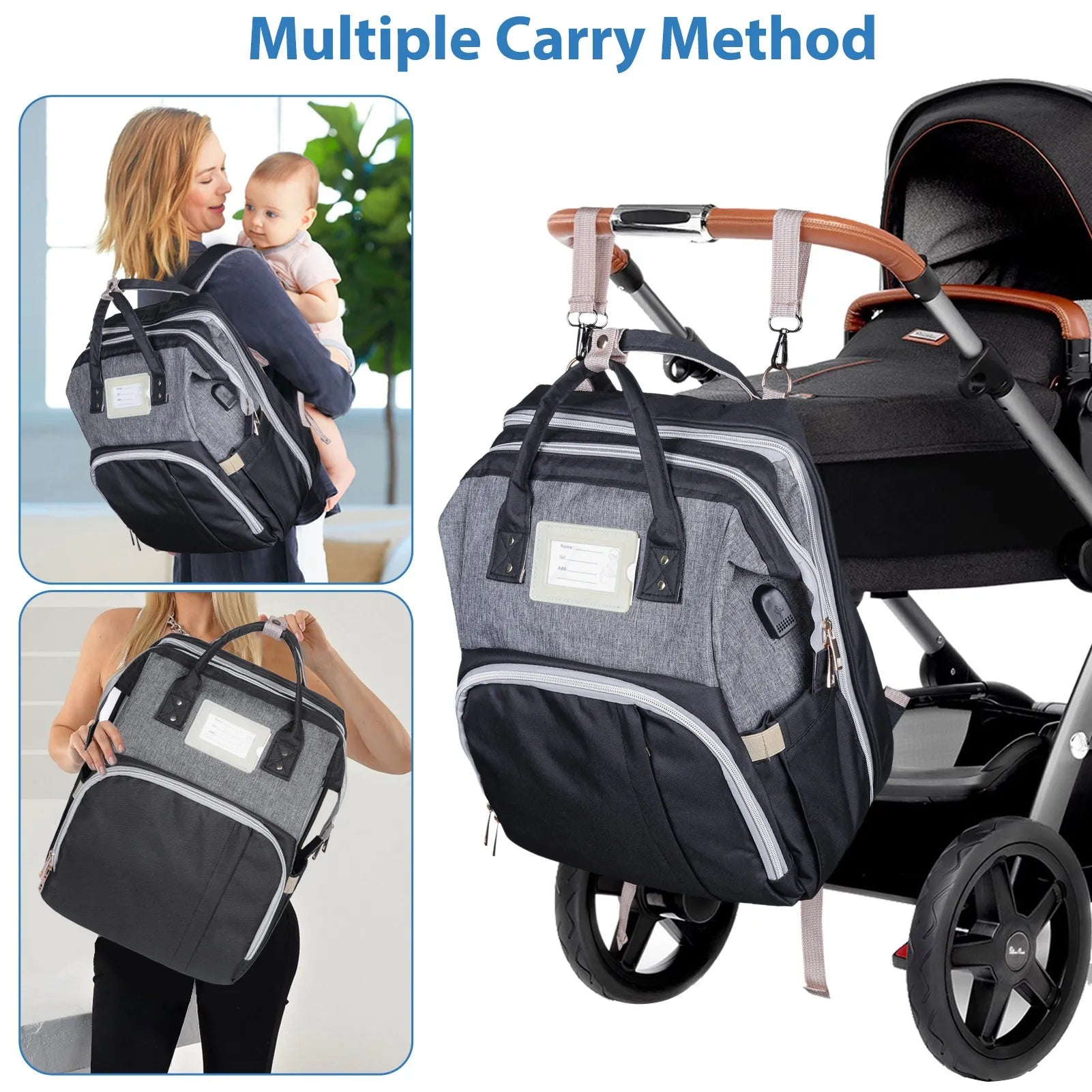 Large Multifunctional Mummy Backpack