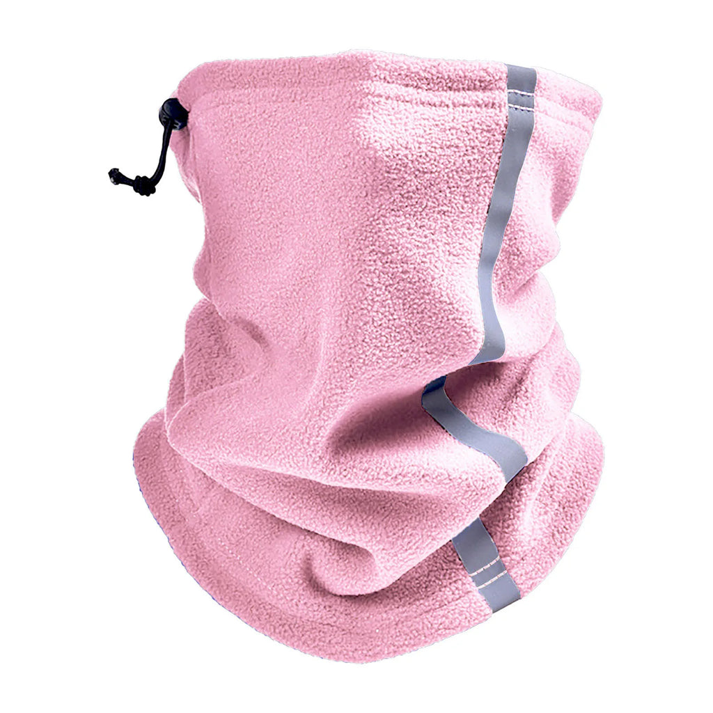 Winter Cycling Motorcycle Bandana Thermal Fleece Warm Buff Neck Scarf Face Cover Reflective Neck Tube Facemask Multi-Functional