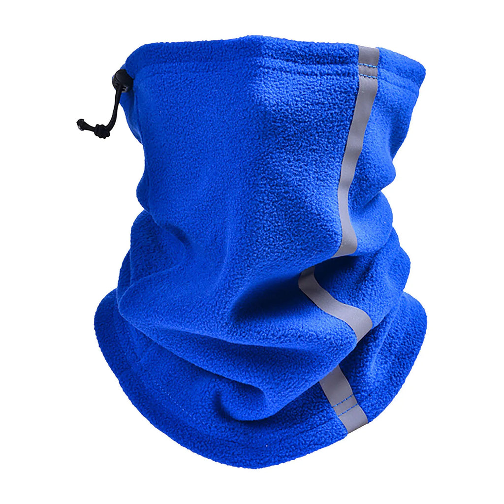 Winter Cycling Motorcycle Bandana Thermal Fleece Warm Buff Neck Scarf Face Cover Reflective Neck Tube Facemask Multi-Functional