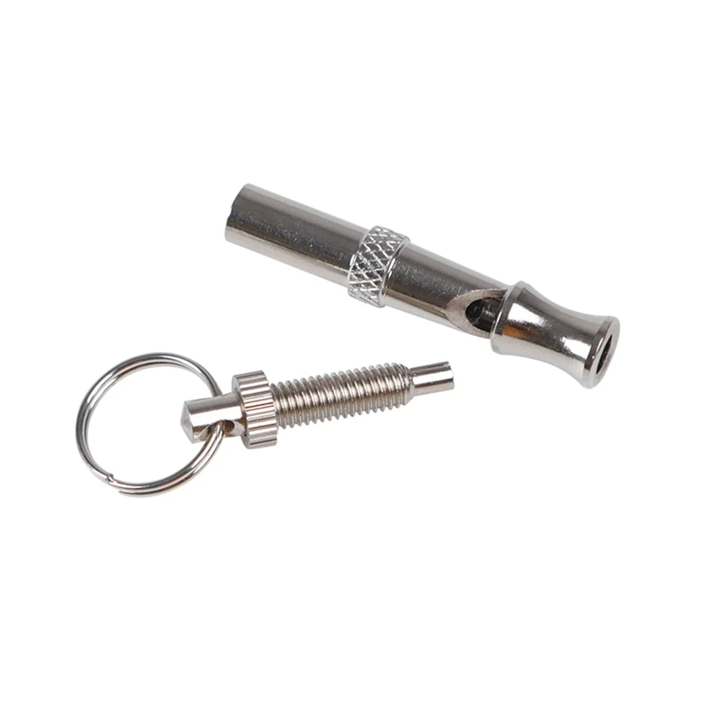 Dog Training Whistle dog Whistle Outdoor Survival Training Silver Silent Sound Training Sport Whistle for dogs Supplies