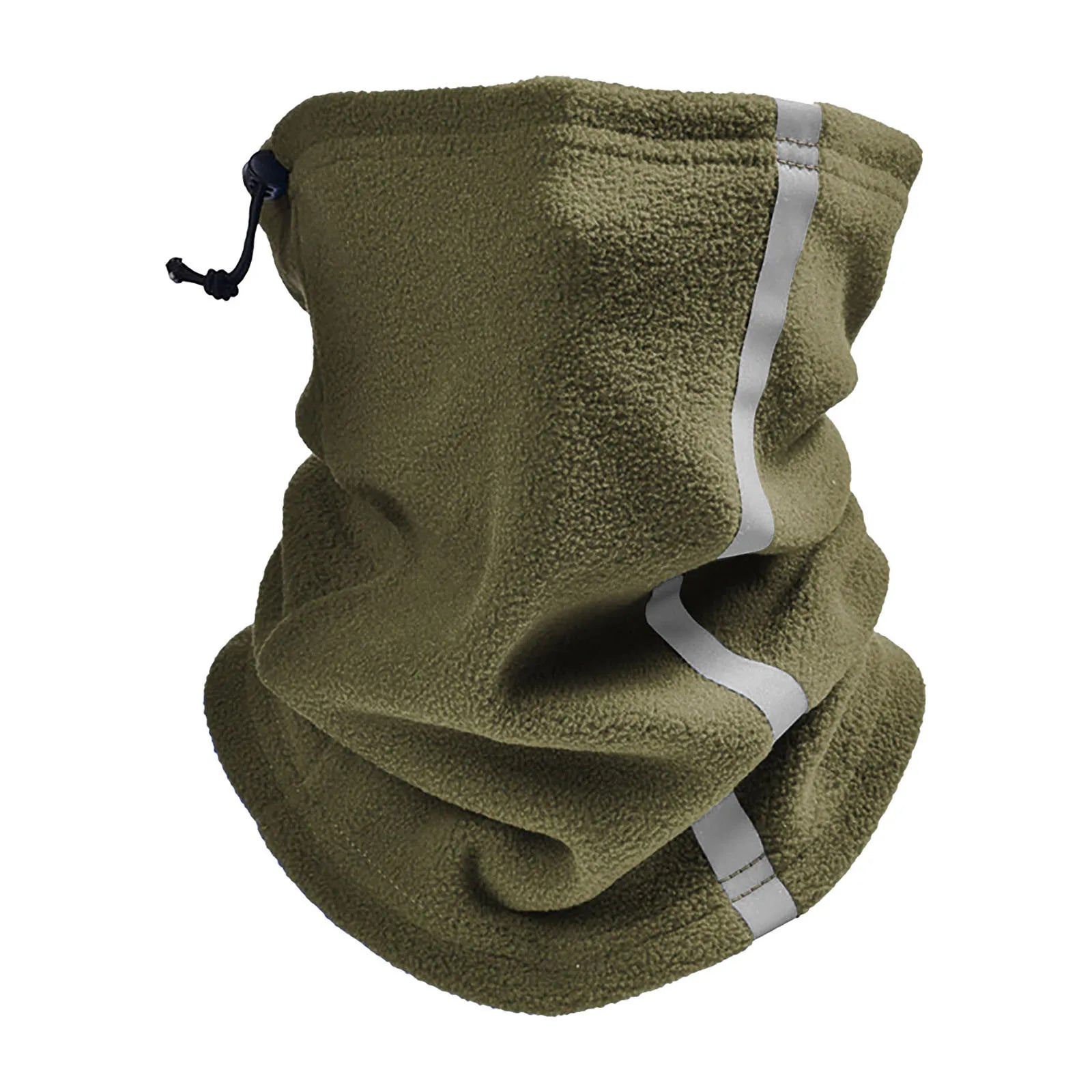 Winter Cycling Motorcycle Bandana Thermal Fleece Warm Buff Neck Scarf Face Cover Reflective Neck Tube Facemask Multi-Functional