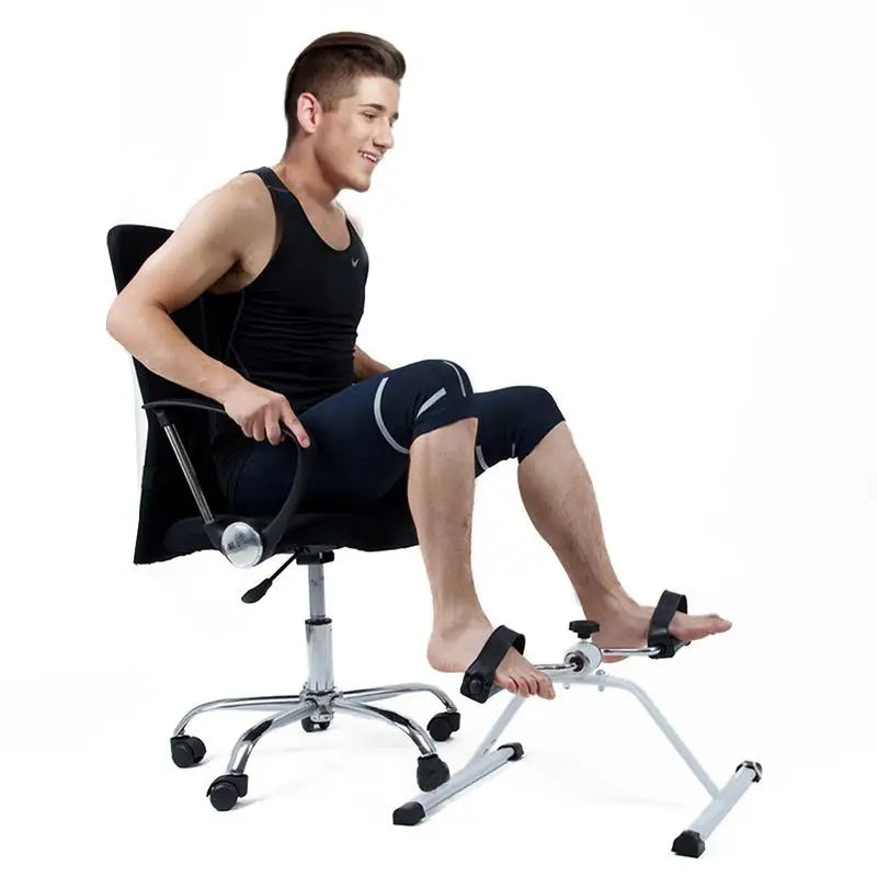 Metal Frame Pedal Exerciser Muscle Training Fully Assembled Exercise Pedals Arms Legs Trainer For Indoor