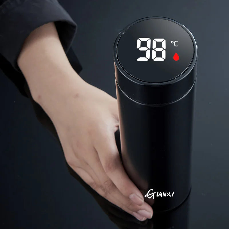 GIANXI Intelligent Digital Display Vacuum Cup One Touch Display Temperature Stainless Steel Cups Keep Heat And Cold Water Cup