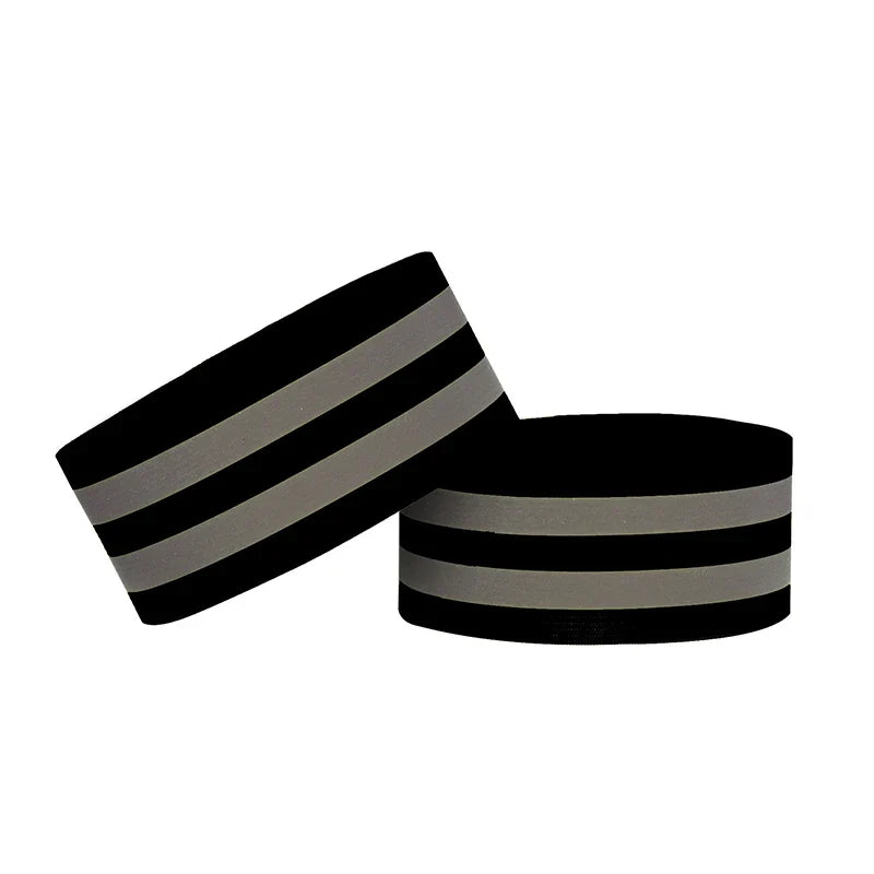 2Pcs Night Running Reflective Arm Bands For Wrist Ankle Leg LED Reflector Armband Night Cycling Safety Light Tape Led  Strap