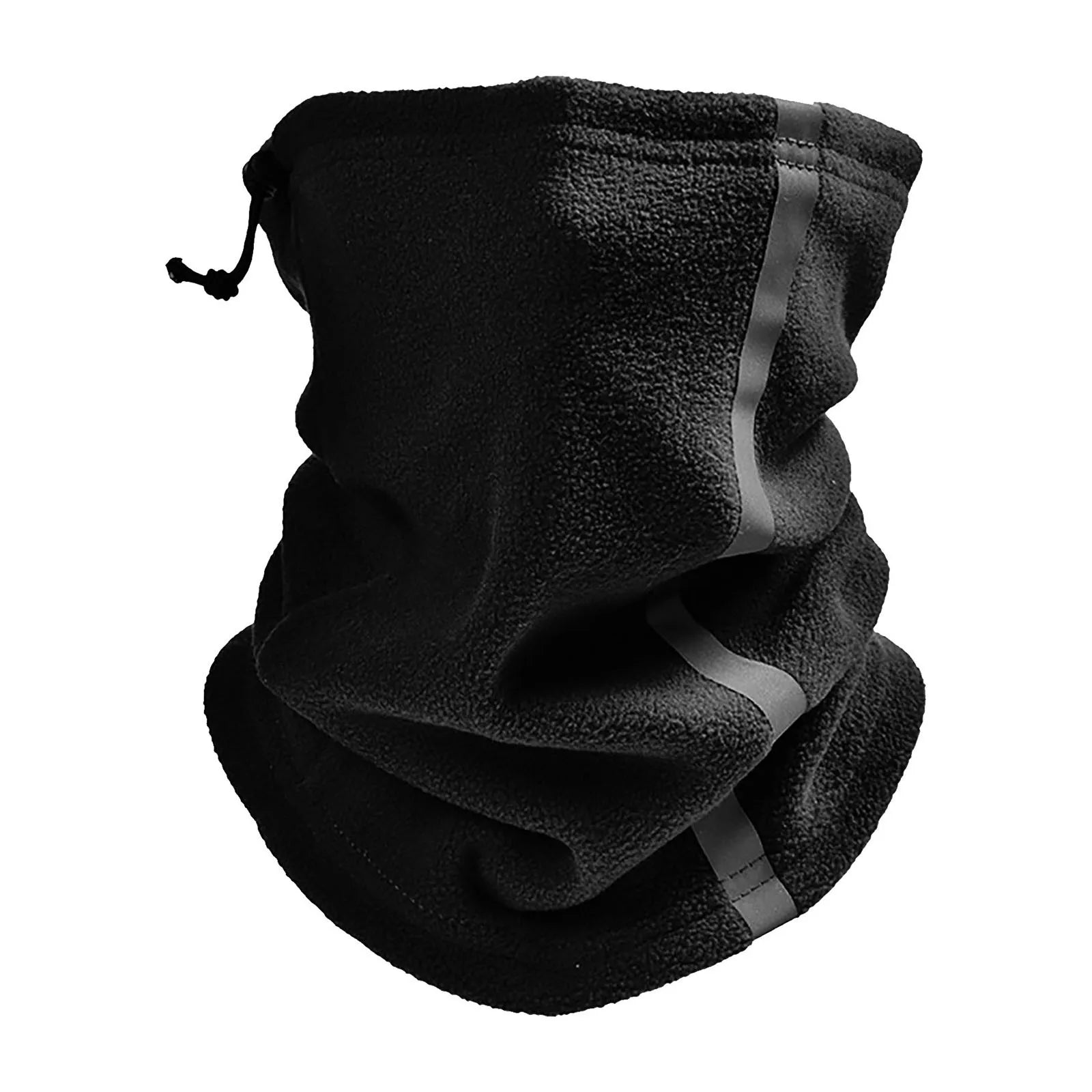 Winter Cycling Motorcycle Bandana Thermal Fleece Warm Buff Neck Scarf Face Cover Reflective Neck Tube Facemask Multi-Functional