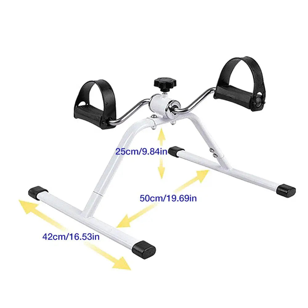 Metal Frame Pedal Exerciser Muscle Training Fully Assembled Exercise Pedals Arms Legs Trainer For Indoor