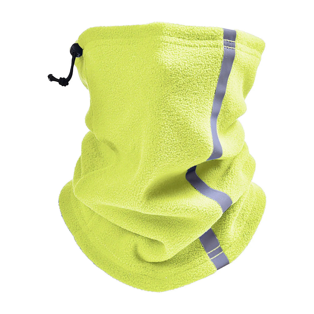 Winter Cycling Motorcycle Bandana Thermal Fleece Warm Buff Neck Scarf Face Cover Reflective Neck Tube Facemask Multi-Functional