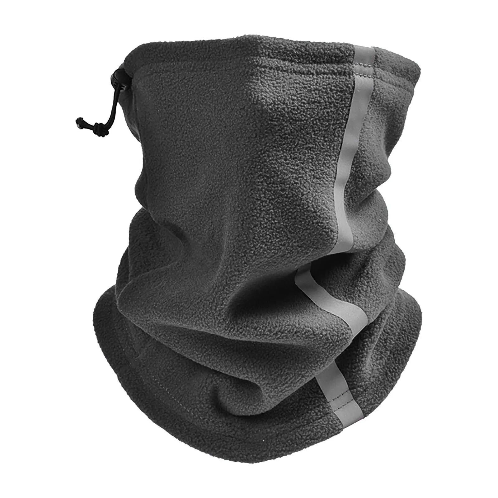 Winter Cycling Motorcycle Bandana Thermal Fleece Warm Buff Neck Scarf Face Cover Reflective Neck Tube Facemask Multi-Functional