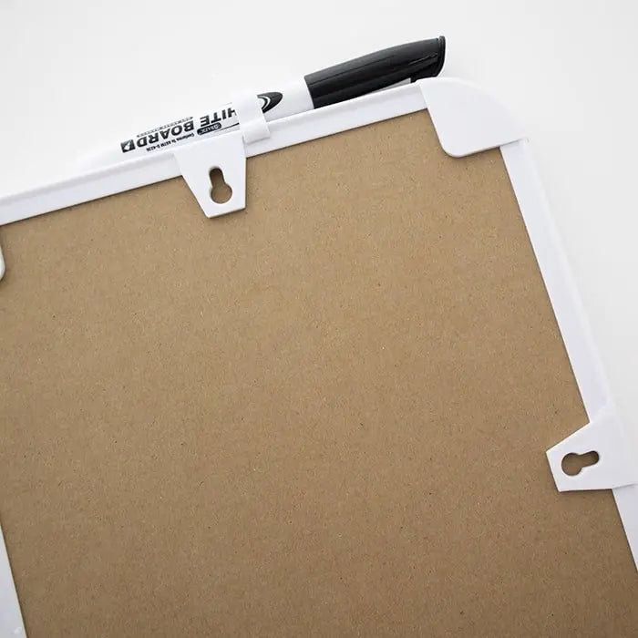 8.5" X 11" Dry Erase Board w/ Marker - 1pc Random Color